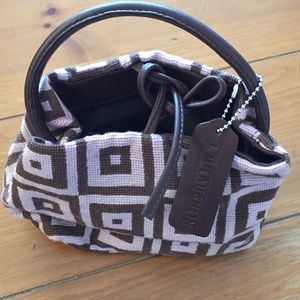 J. McLaughlin needlepoint bag